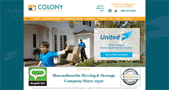 Desktop Screenshot of colonymovers.com